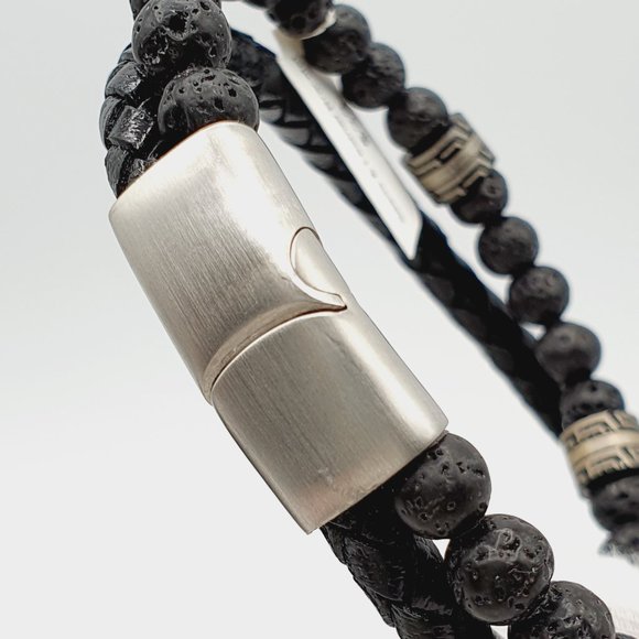 Beads & Leather Bracelets for men, MO112 - Picture 5 of 16